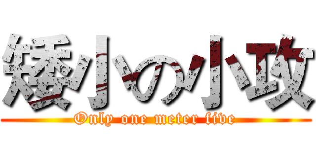 矮小の小攻 (Only one meter five)