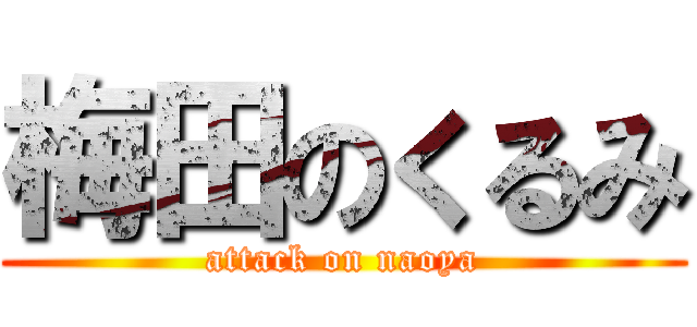 梅田のくるみ (attack on naoya)
