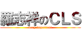 羅志祥のＣＬＳ (very important)