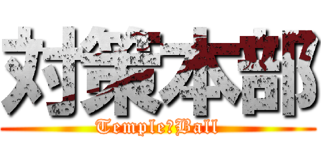 対策本部 (Temple＆Ball)