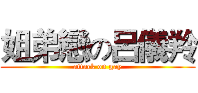 姐弟戀の呂儀羚 (attack on gay)