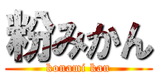 粉みかん (konami kan)