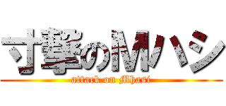 寸撃のＭハシ (attack on Mhasi)
