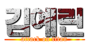 김예린 (attack on titan)