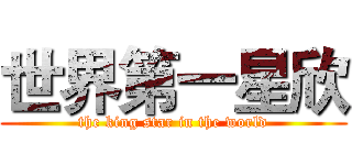 世界第一星欣 (the king star in the world)