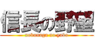 信長の野望 (nobunaga no yabo)