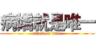 病嬌就是唯一 (attack on titan)