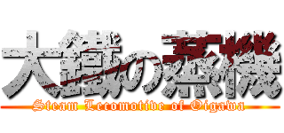 大鐵の蒸機 (Steam Lecomotive of Oigawa)