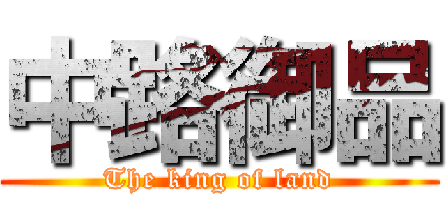 中路御品 (The king of land)