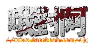 哦對阿 (https://www.facebook.com/ohyesdk)