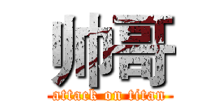帅哥 (attack on titan)