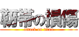 靭帯の損傷 (attack on titan)