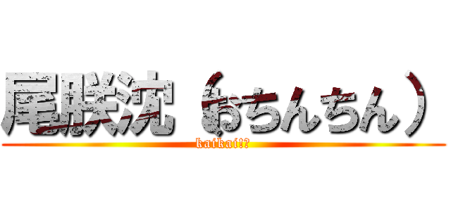 尾朕沈（おちんちん） (kaikai!?)