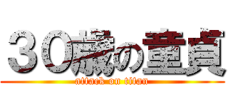 ３０歳の童貞 (attack on titan)