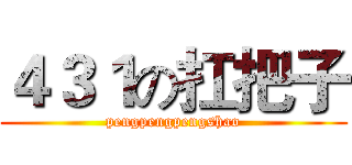 ４３１の扛把子 (pengpengpengshao)