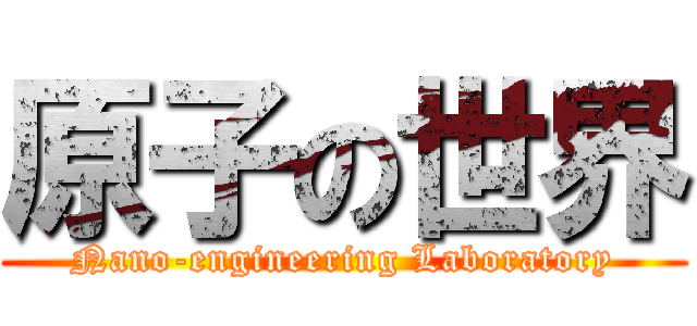 原子の世界 (Nano-engineering Laboratory)