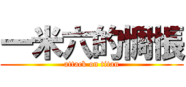 一米六的惆悵 (attack on titan)
