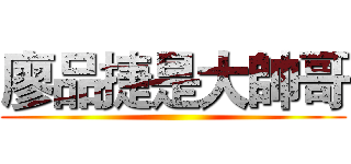 廖品捷是大帥哥 ()