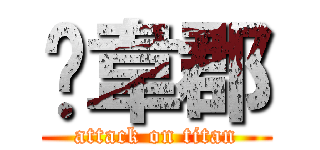 黃韋郡 (attack on titan)