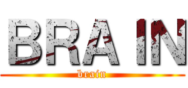 ＢＲＡＩＮ (brain)