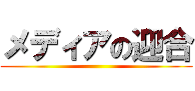 メディアの迎合 ()