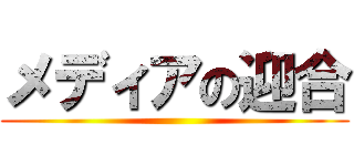 メディアの迎合 ()