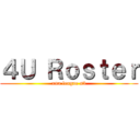 ４Ｕ Ｒｏｓｔｅｒ (xna league s3)