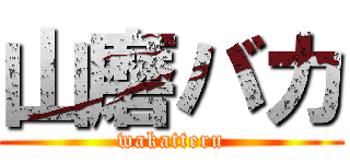 山磨バカ (wakatteru)