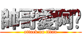 帥哥愛阿奶 (attack on titan)