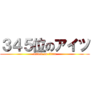 ３４５位のアイツ (attack on titan)