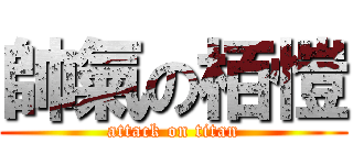 帥氣の栢愷 (attack on titan)