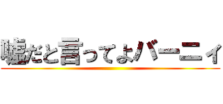 嘘だと言ってよバーニィ ()