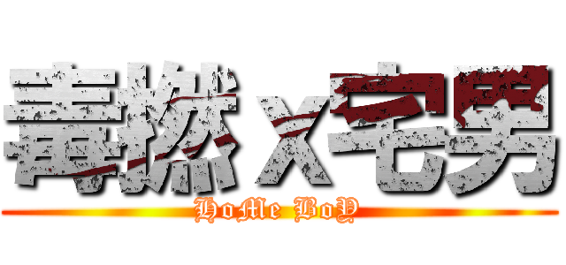 毒撚ｘ宅男 (HoMe BoY)