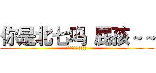 你是北七吗 屁孩～～ (啦啦啦得马西呀～～～)