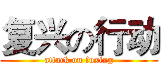 复兴の行动 (attack on fuxing)