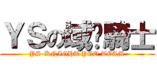 ＹＳの域殇騎士 (YS-KNIGHT YGO TEAM)