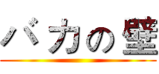 バ カ の 壁 ()