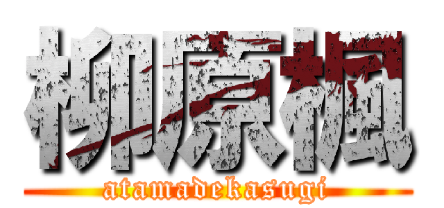 柳原楓 (atamadekasugi)