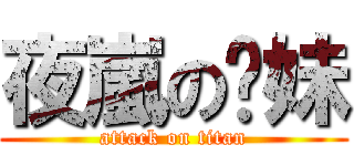 夜嵐の妳妹 (attack on titan)
