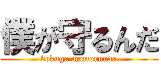 僕が守るんだ (bokuga mamorunda)