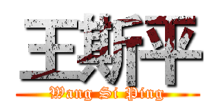 王斯平 (Wang Si Ping)