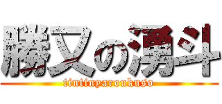 勝又の湧斗 (tintinyaroukuso)