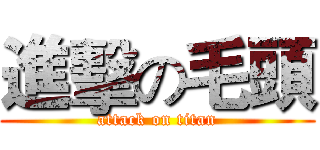 進擊の毛頭 (attack on titan)