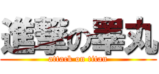 進撃の睾丸 (attack on titan)
