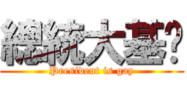 總統大基佬 (President is gay)