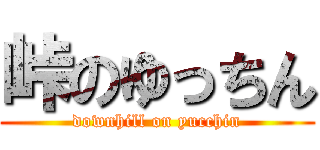 峠のゆっちん (downhill on yucchin)