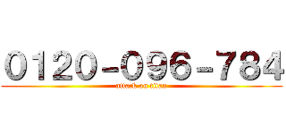 ０１２０－０９６－７８４ (attack on titan)