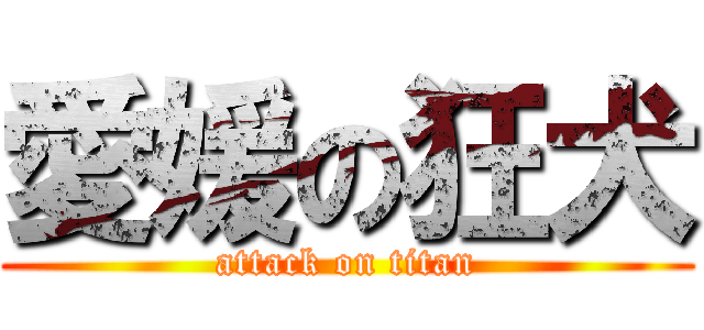 愛媛の狂犬 (attack on titan)