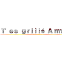 Ｔ'ｅｓ ｇｒｉｌｌé Ａｒｍｉｎ  (Frolaaaaiiiiine)