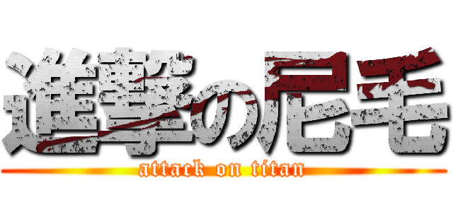 進撃の尼毛 (attack on titan)